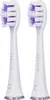 Two white toothbrush heads with purple bristles are shown against a white background. Anteprima dell’immagine prodotto