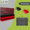 Lagersystem Wandregal 1152 x 780 mm Werkzeugwand 32 stck Produktbild-Vorschau 3