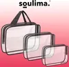 3-in-1-Set transparenter Kosmetiktäschchen Produktbild-Vorschau 5