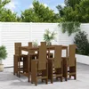 Cloris Designermöbel 7-tlg. Gartenbar-Set Honigbraun Produktbild-Vorschau 1