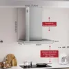 Cuffia di aspirazione LEVIVO A++ 60cm ricircolo e scarico Anteprima dell’immagine prodotto 5