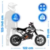 VOLTOURI CR49-WHITE Mini Cross 49cc Benzin Motorrad für Produktbild-Vorschau 2