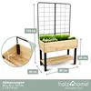holz4home® Hochbeet mit Rankgitter aus Metall I Aus Produktbild-Vorschau 7
