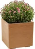 Lamela Blumentopf | Karo | 40cm | Naturholz Produktbild-Vorschau 11
