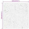 vidaXL Teppich OVIEDO Kurzflor Anthrazit 120x120 cm Produktbild-Vorschau 8