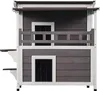 SucceBuy Outdoor-Katzenhaus, wetterfest, Unterschlupf für Produktbild-Vorschau 1