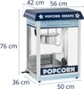 Retro TEFLON 1600 W 5-6 kg/h Popcorn-Röstmaschine - blau Produktbild-Vorschau 11