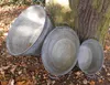 Zinkwannen-Set Oval 3 Stück Pflanztopf Zinkbottich Produktbild-Vorschau 2