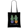 Mr. & Mrs. Panda Tote Bag Kaktus Liebe - Schwarz - Produktbild-Vorschau 2