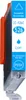 A close-up side view of a cyan ink cartridge. Produktbild-Vorschau