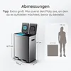 Deleca FreshAura Mülleimer (60l) - Recycling Produktbild-Vorschau 3