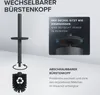 Schwarze Silikon-Toilettenbürste Edelstahl Produktbild-Vorschau 5