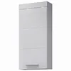A white wall cabinet with a glossy finish. Produktbild-Vorschau
