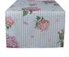Clayre & Eef Tischläufer 50x140 cm Blau Rosa Baumwolle Produktbild-Vorschau 1
