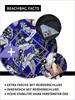 Große Strandtasche Shopper mit Reißverschluss - Blätter und Produktbild-Vorschau 3