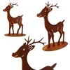 Rostikal 3er Weihnachtsdeko Set Hirsch Familie Edelrost Produktbild-Vorschau 5