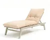 Coussin bain de soleil 185 x55cm Beige clair Voir les images du produit 6