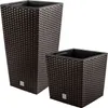 PAFEN 2v1 sada kvetináčov Kvetináč ratanového vzhľadu Umbra Náhľad obrázku produktu 1