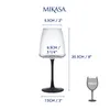 set di 4 bicchieri da vino bianco MIKASA PALERMO con stelo Anteprima dell’immagine prodotto 7