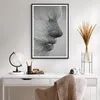 Gerahmtes Poster - Schwarzer Rahmen - Gesicht Grafiken Produktbild-Vorschau 6