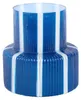 Present Time - Vase Raydo Retro - Kobaltblau - Ø18cm Produktbild-Vorschau 1