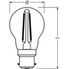 Osram LED Retrofit RF CLAS P 25 CL 2.5 W / 2700K B22D Produktbild-Vorschau 2