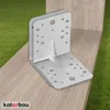 KOTARBAU® Winkelverbinder 105x105x90mm mit Rippe Sicke Produktbild-Vorschau 3