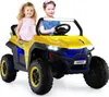GOPLUS 12V Kinder Elektroauto, 2-Sitzer Kinderfahrzeug mit Produktbild-Vorschau 1