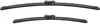 Two black windshield wiper blades are shown against a white background. Produktbild-Vorschau