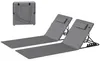 2er Set Strandmatten 4-fach verstellbar, 154x57 cm, Grau, Produktbild-Vorschau 2