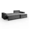 Gepolstertes Ecksofa CARLOS XL Cord Poso 60 Produktbild-Vorschau 4