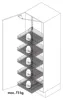 VS TAL Gate Rahmen, Hochschrankauszug, für 600 mm Korpus, H Produktbild-Vorschau 2