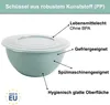 2er Set Schüsseln 5 L – Serie KRETA, Pastellgrün, mit Produktbild-Vorschau 3