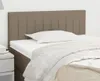 Kopfteil Taupe 100x5x78/88 cm Stoff Produktbild-Vorschau 2