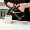 Skleněná lisovací konvička na napěnění kávy, čaje a mléka Náhled obrázku produktu 5