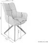byLIVING Esszimmerstuhl 2er Set HAMILTON drehbar 360 Grad, Produktbild-Vorschau 3