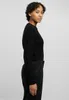 Urban Classics - Damen Short Waffle Pullover - BLACK - 4XL Produktbild-Vorschau 4