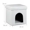 relaxdays 10019046_49 relaxdays Sitzhocker mit Hundebox   Náhľad obrázku produktu 4