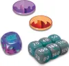 A collection of game accessories, including dice and tokens. Voir les images du produit
