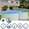 Stahlwandpool Set (6-teilig) hoch achtform 540 x 350 x 120 Produktbild-Vorschau 1