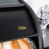 Vilde Brotkasten Brotkorb Brotbehälter aus Stahl schwarz Produktbild-Vorschau 6