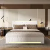 INONEFT : Lit rembourré 160x200 cm avec ports USB et Type Voir les images du produit 10