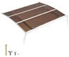 Auvent VEVOR pour porte d'entrée 120 x 100 cm, auvent en Voir les images du produit 2