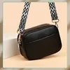 Elegante borsa a tracolla in pelle nera Anteprima dell’immagine prodotto 17