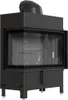 KRATKI LUCY Links 14 kW Ø200 SCHWARZ Kamineinsatz Produktbild-Vorschau 2