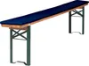 TexDeko Bierbankauflage 220x25x2cm mit Reißverschluss Blau Produktbild-Vorschau 1