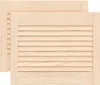 Schranktüren Lamellen-Design 2 Stk. 39,5x49,4 cm Massivholz Produktbild-Vorschau 1