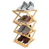4 Tier Vertikales Schuhregal klein,Schmales Produktbild-Vorschau 3