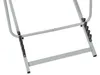 BELIANI Liegestuhl Grau Aluminium Mesh Weiß u. Grau Faltbar Produktbild-Vorschau 9