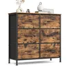 SONGMICS Kommode, Schrank, 6 Stoffschubladen, Produktbild-Vorschau 2